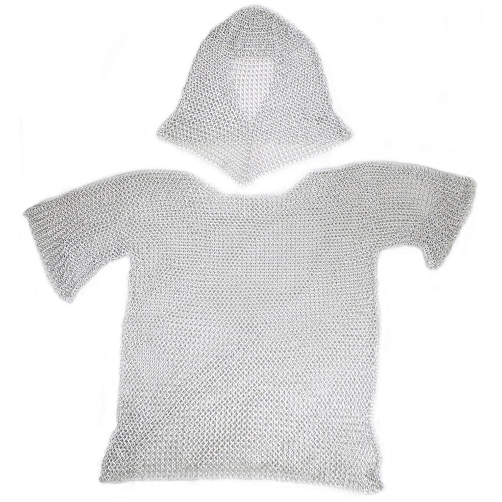 AL 80811 - Aluminum Chain Mail W/ Hood