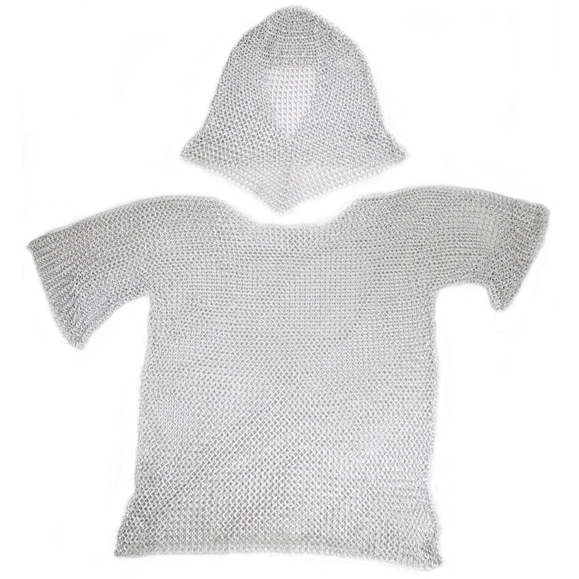 AL 80811 - Aluminum Chain Mail W/ Hood