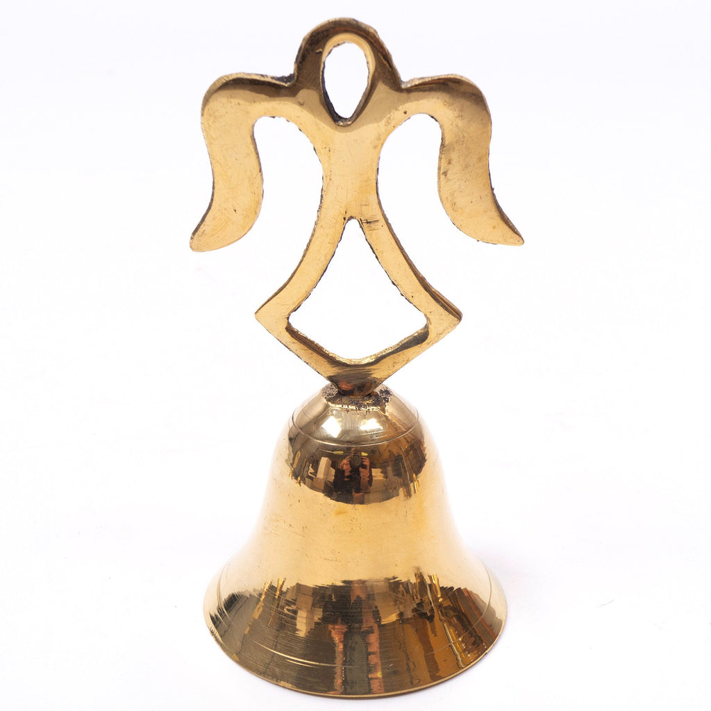 BR 18521 - Solid Brass Christmas Bell Set/6