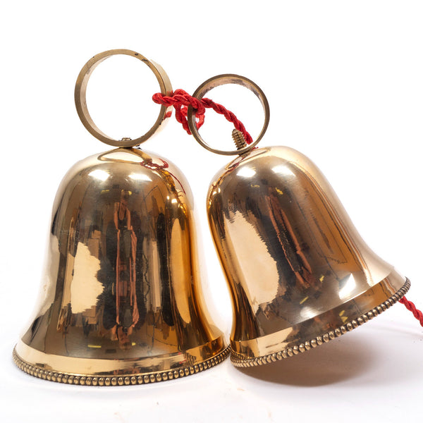 BR 18524 - Brass Christmas Bell Pair