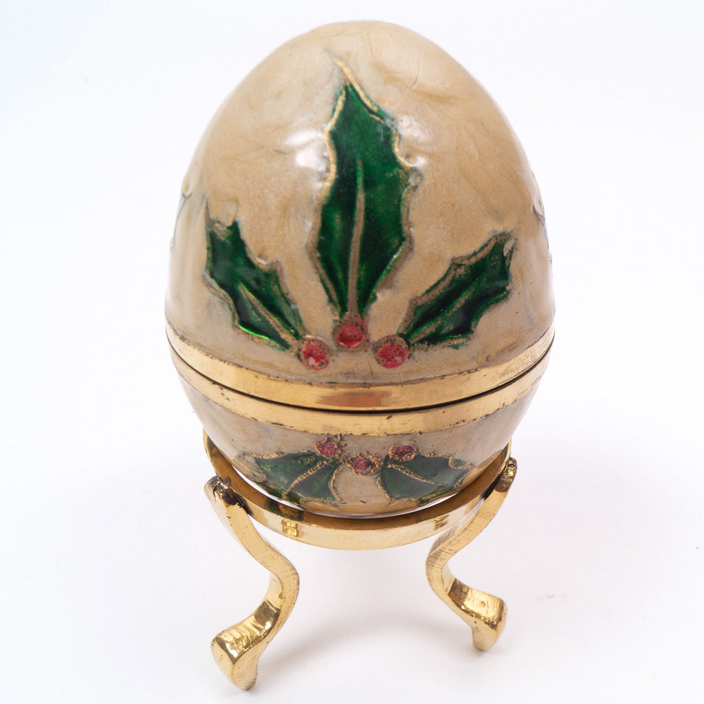 BR 2336A - Brass Christmas Egg