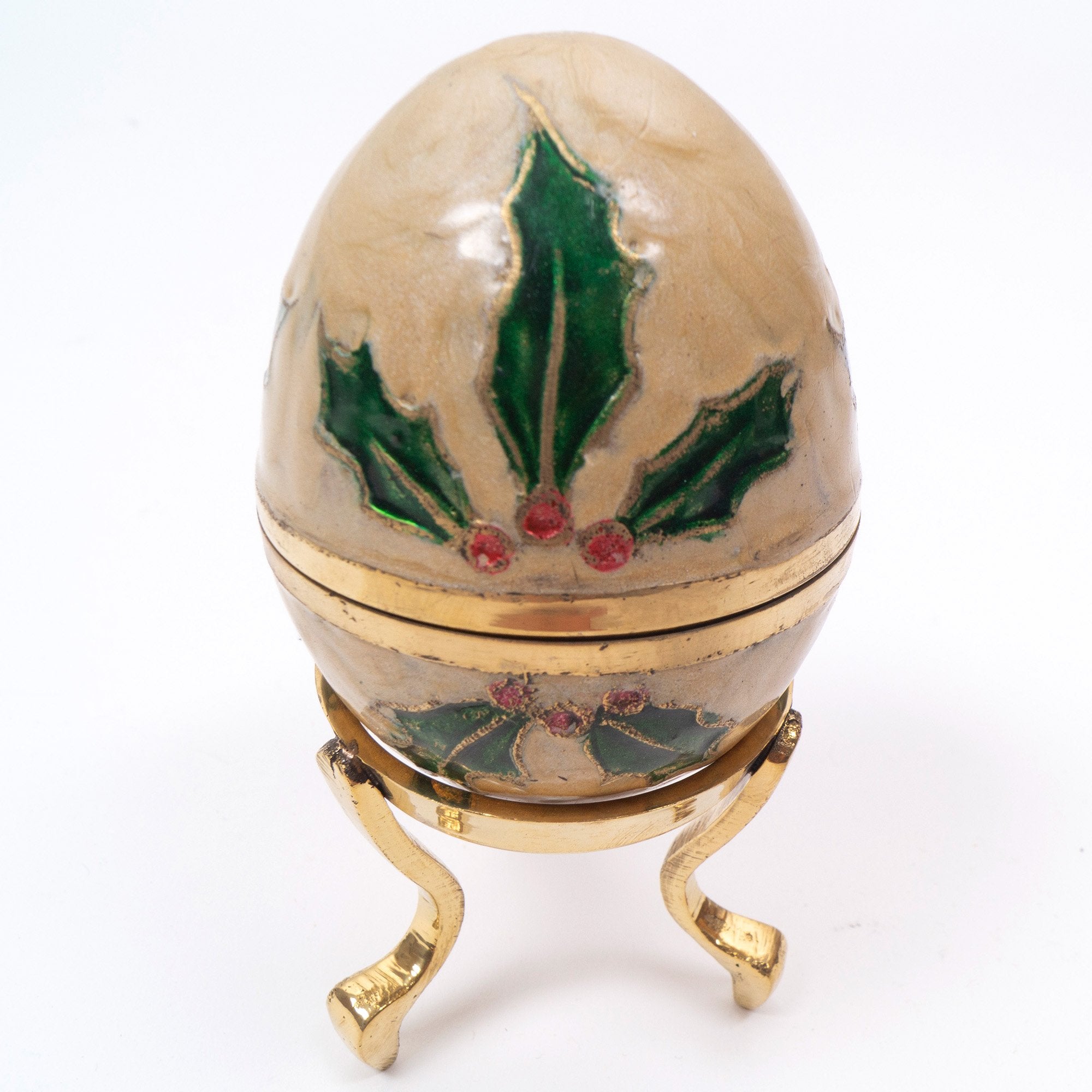 BR 2336A - Brass Christmas Egg