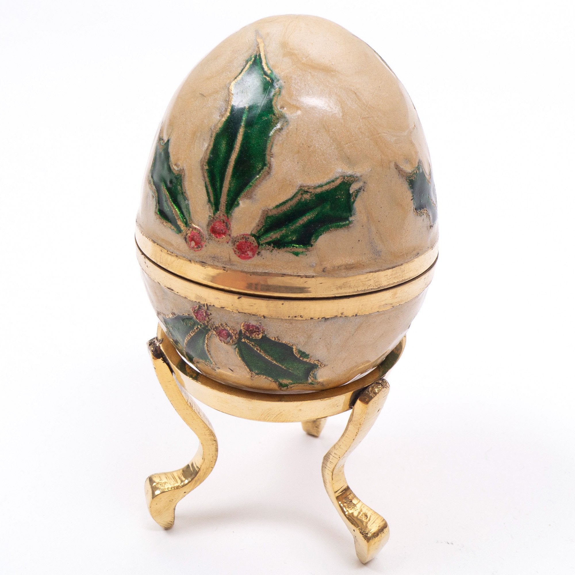 BR 2336A - Brass Christmas Egg