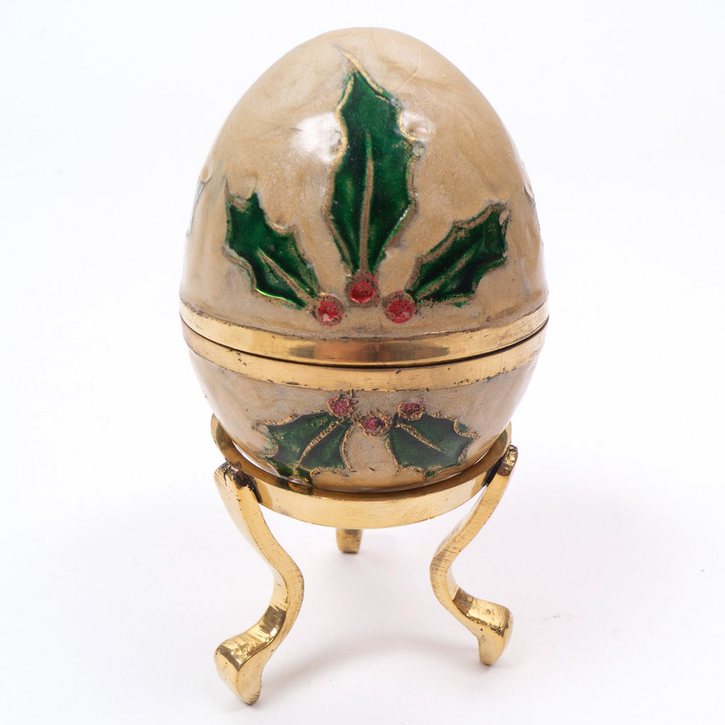BR 2336A - Brass Christmas Egg