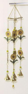 BR 6946 - Solid Brass Sunflower Bell Chime