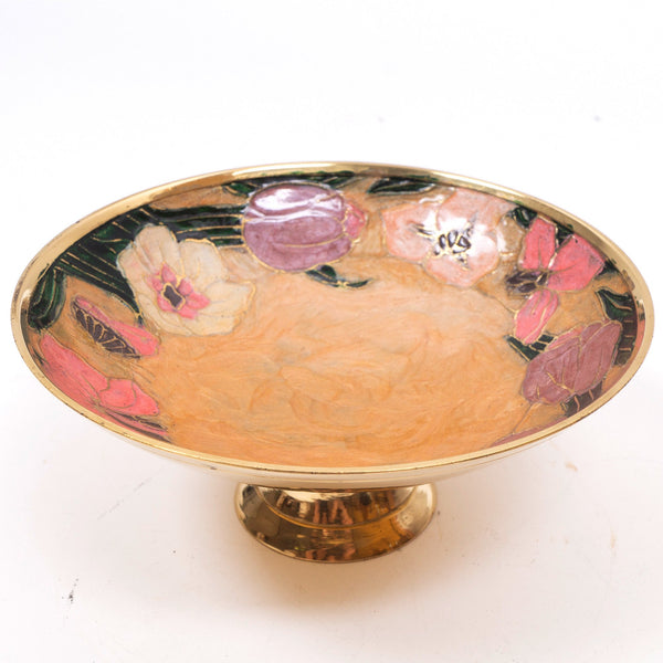 BR 73126 - Candy dish Solid Brass, Painted