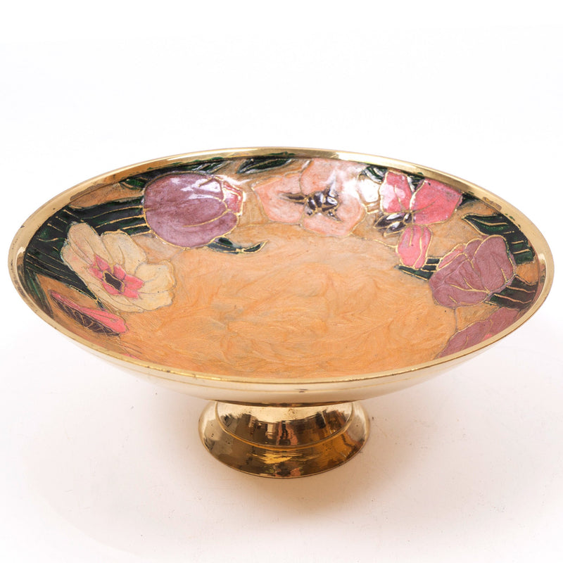 BR 73126 - Candy dish Solid Brass, Painted