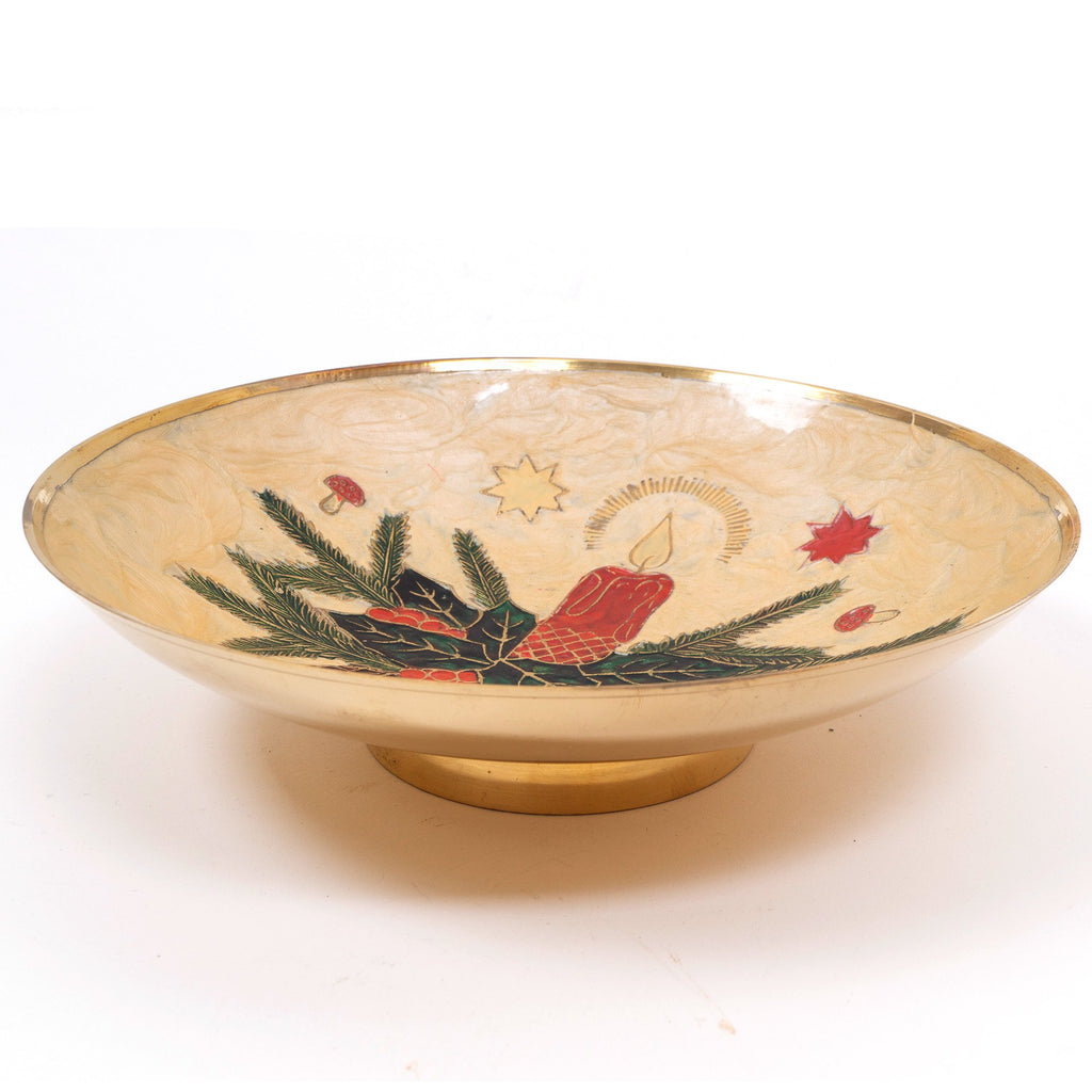 BR 73133 - Brass Christmas Bowl