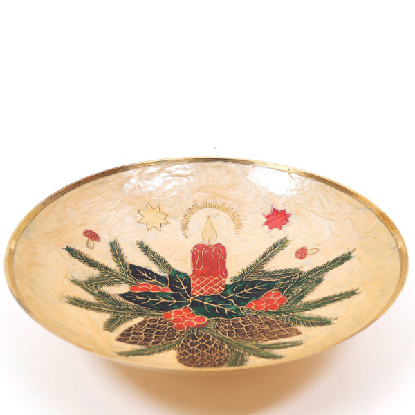 BR 73133 - Brass Christmas Bowl