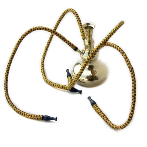 BR 1327 - Hookah, 4 Hose, Brass