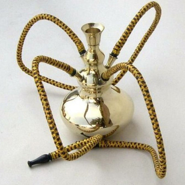 BR 1327 - Hookah, 4 Hose, Brass