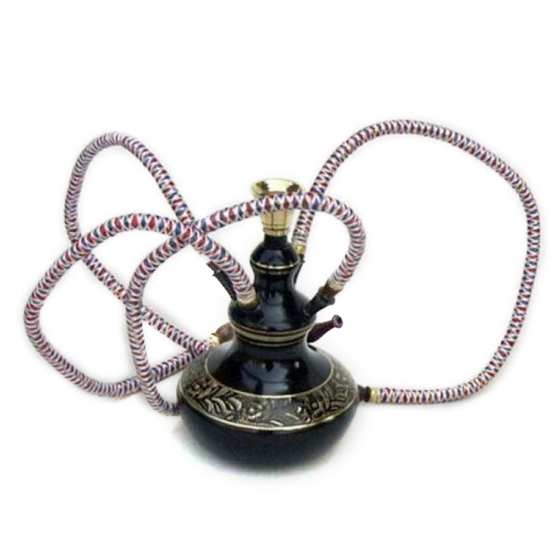 BR 1328A - Hookah, 4 Hose, Black