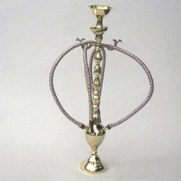 BR 13535 - Hookah Brass, 3-Hose