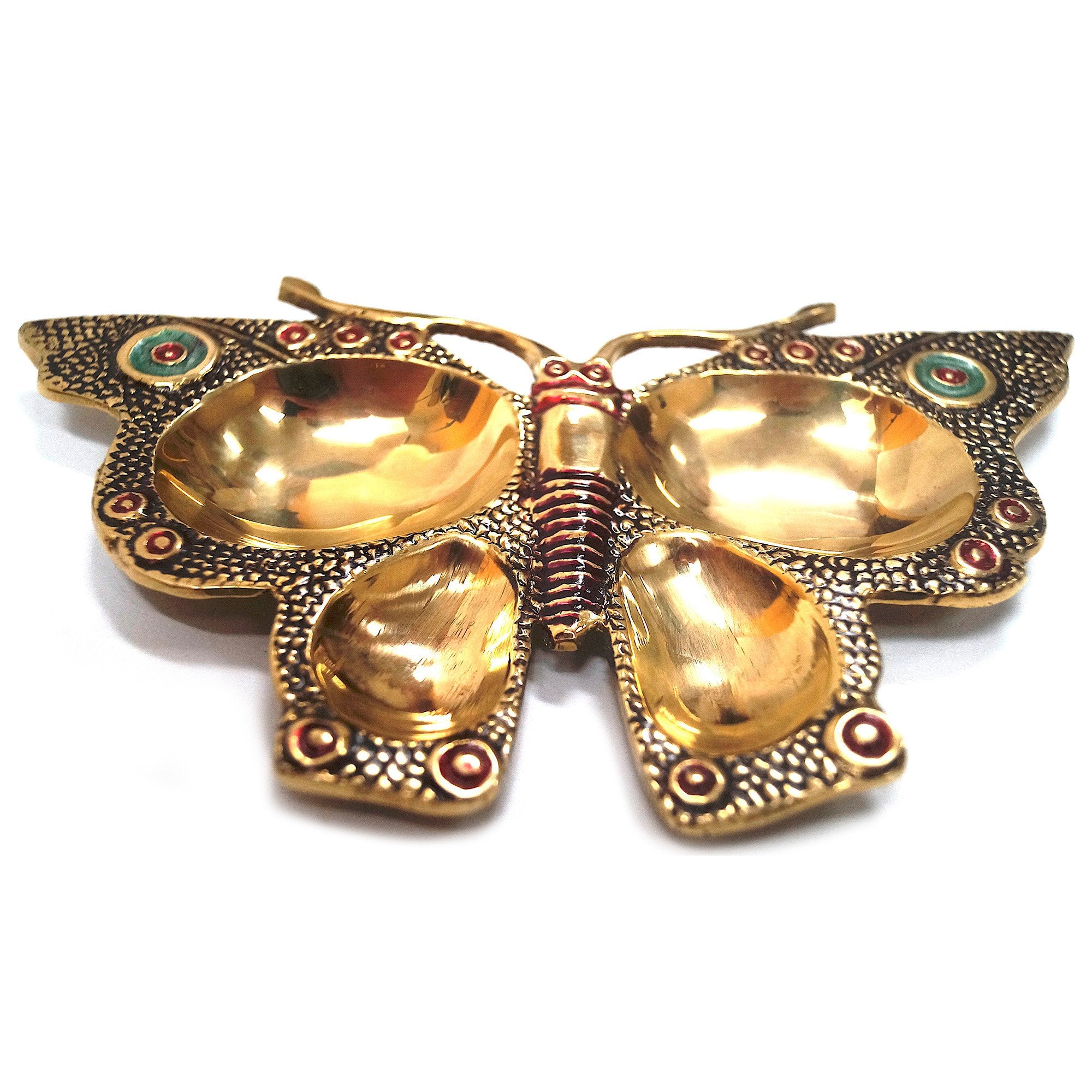 BR 1438 - Solid Brass Butterfly Tray