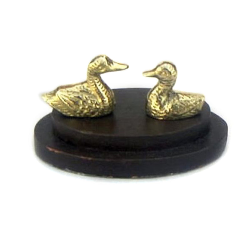 BR 15541 - 2 Ducks On Wooden Base