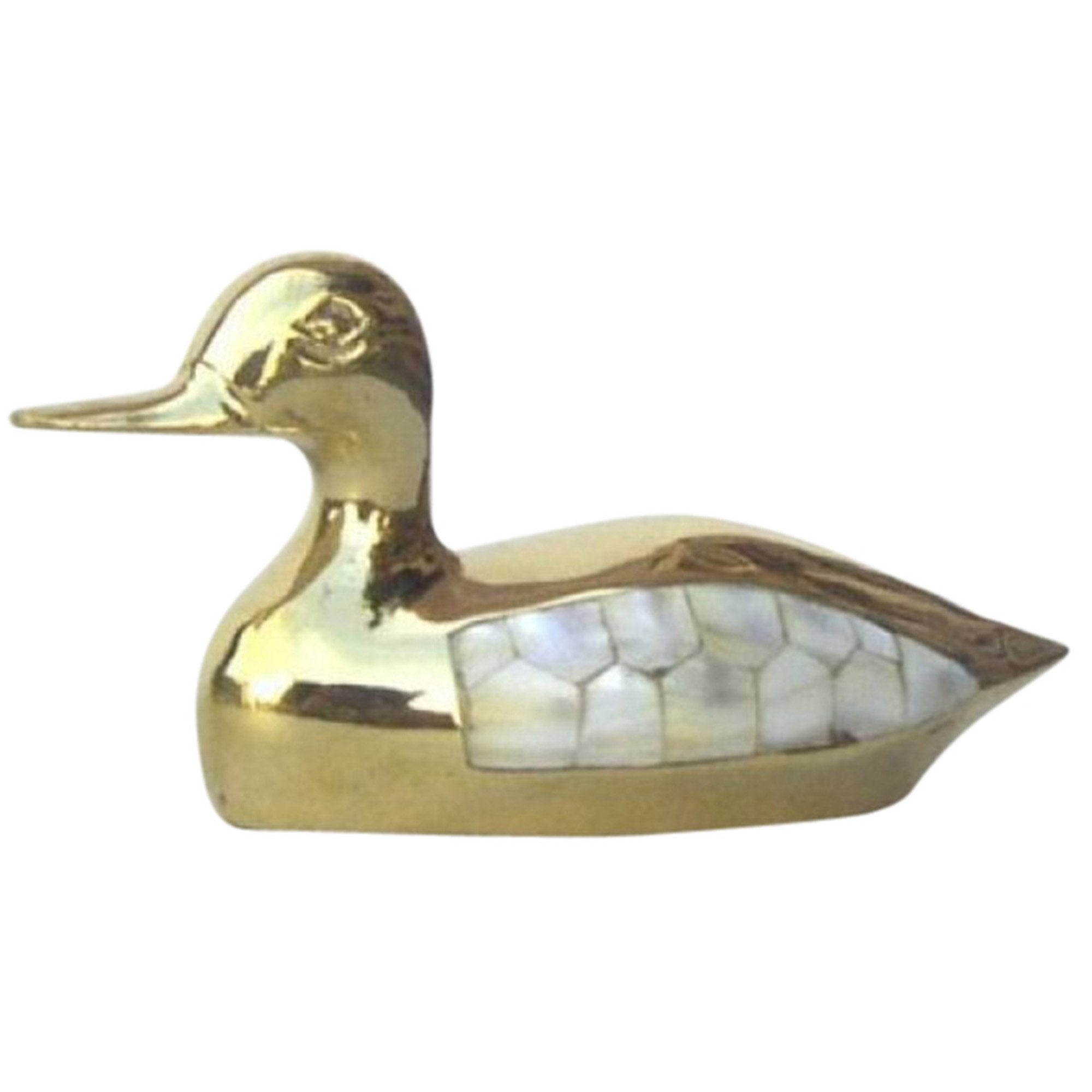BR 15552 - Brass Duck Mother Of Pearl, C/BX