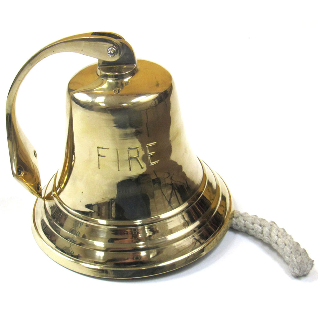 BR 18452F - Solid Brass Heavy Bracket, Bell 8" (ver 2)