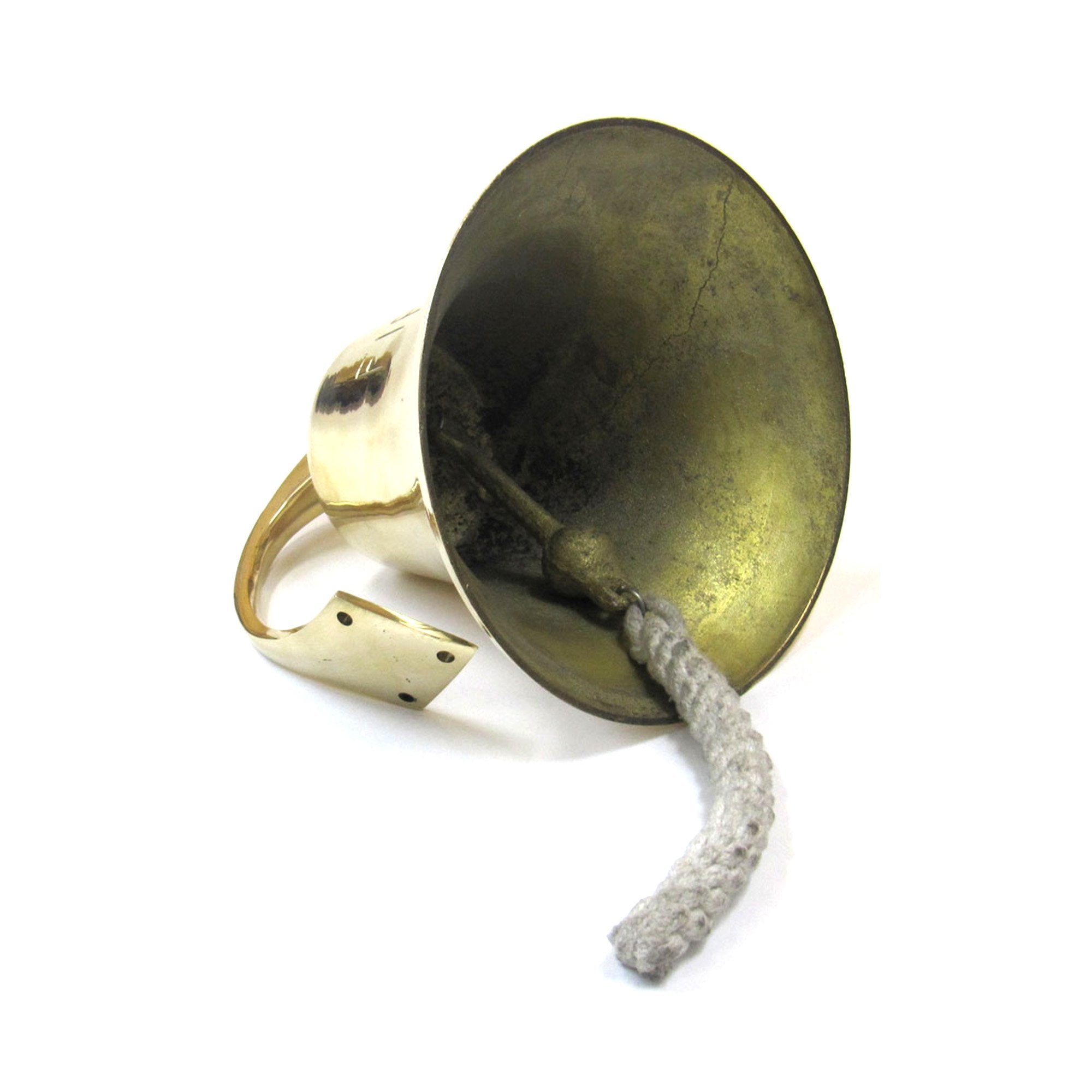 BR 18452F - Solid Brass Heavy Bracket, Bell 8" (ver 2)