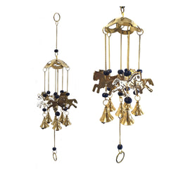 BR 1857 - Brass Horse Bell Wind Chime