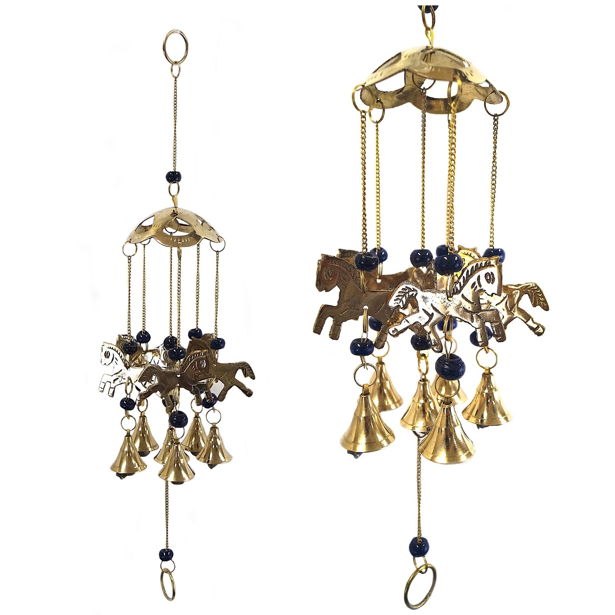 BR 1857 - Brass Horse Bell Wind Chime