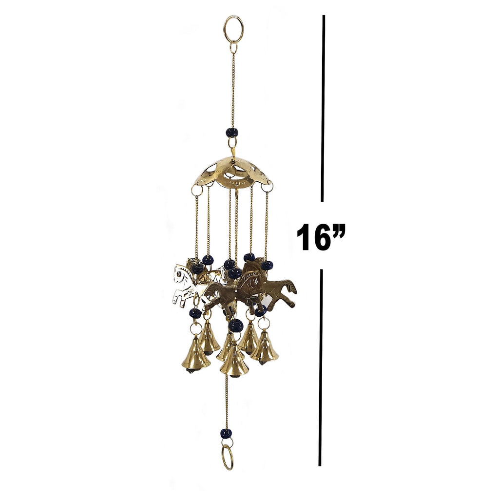 BR 1857 - Brass Horse Bell Wind Chime