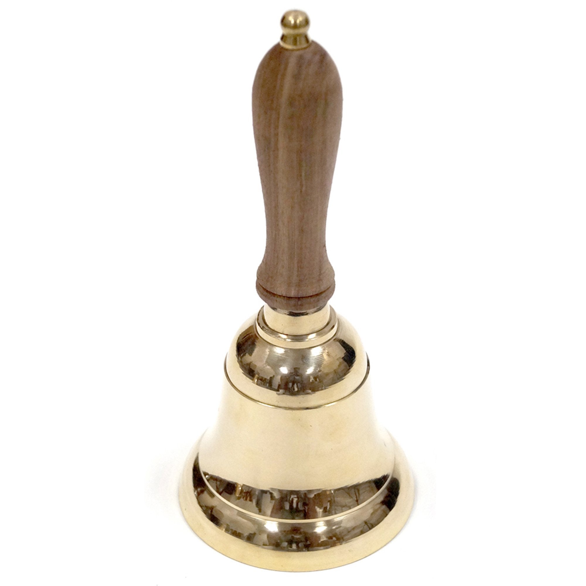 BR 18922N - Solid Brass, Handle Bell, 9"