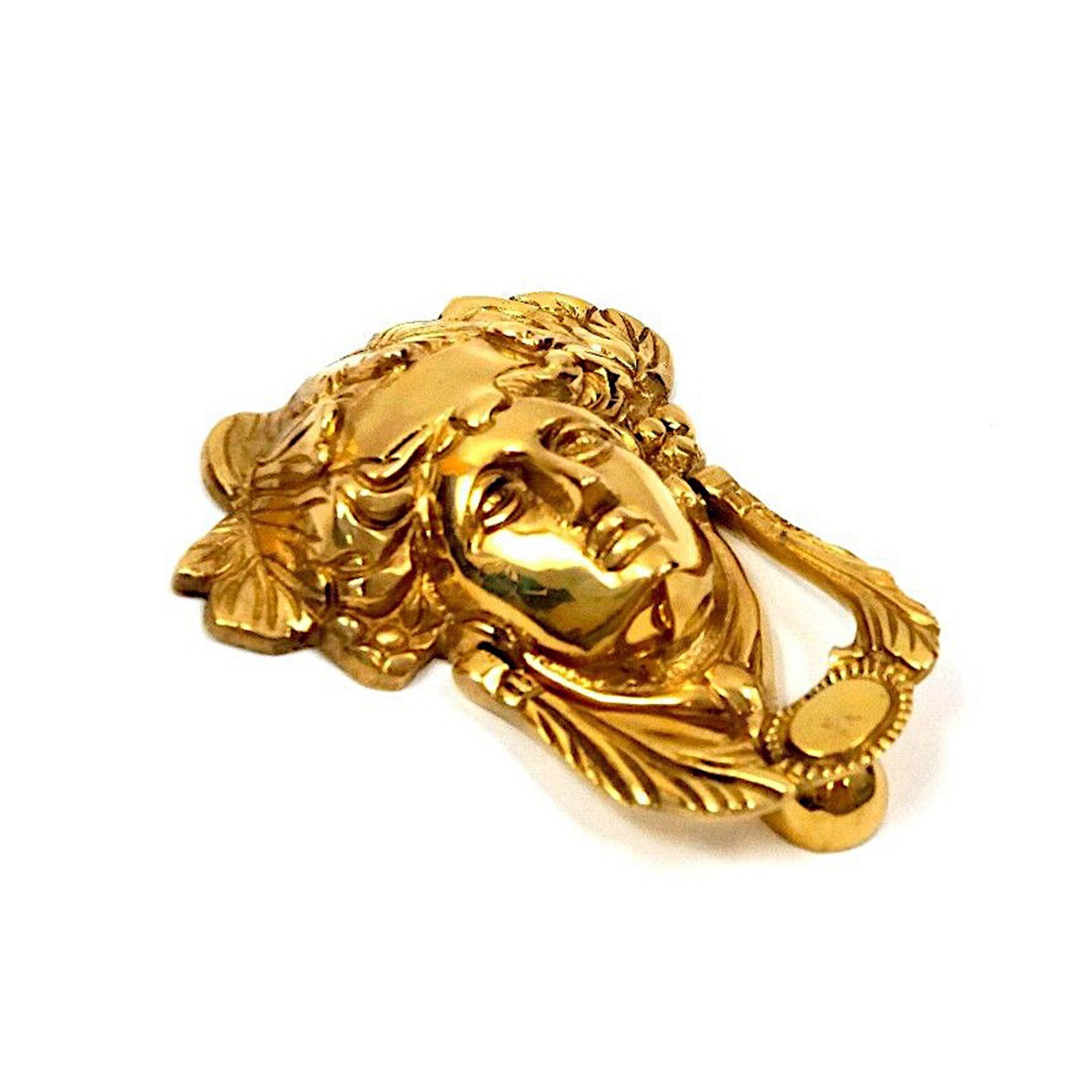 BR 20114 - Victorian Solid Brass MEDUSA Antique Style Door Knocker Brand New