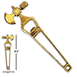 BR 2038 - Brass AXE Bottle Opener