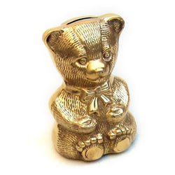 BR 2064 - Solid Brass Bear Bank