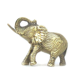 BR 20953 - Brass Elephant, 5"