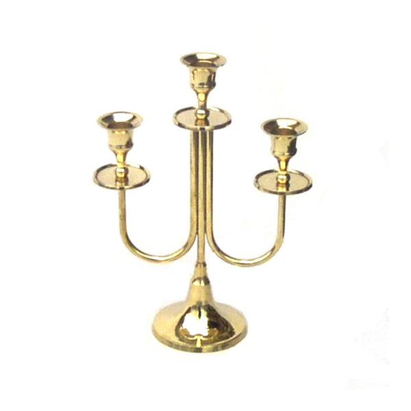 BR 22561 - Candle Holder Triple, LACQ.