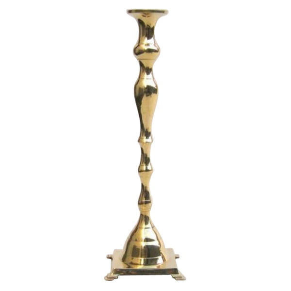 Brass Candle Holder, 14"
