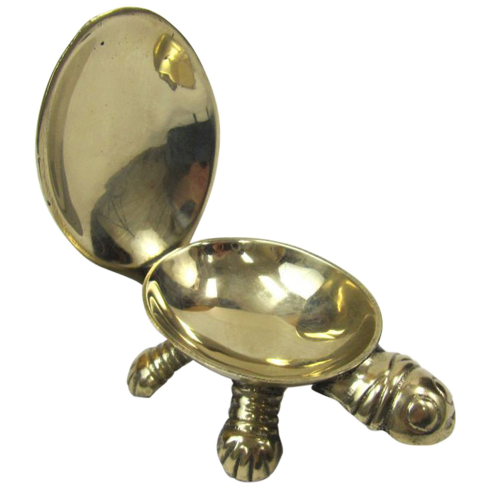 BR 23073 - Brass & Mother of Pearl Turtle Box