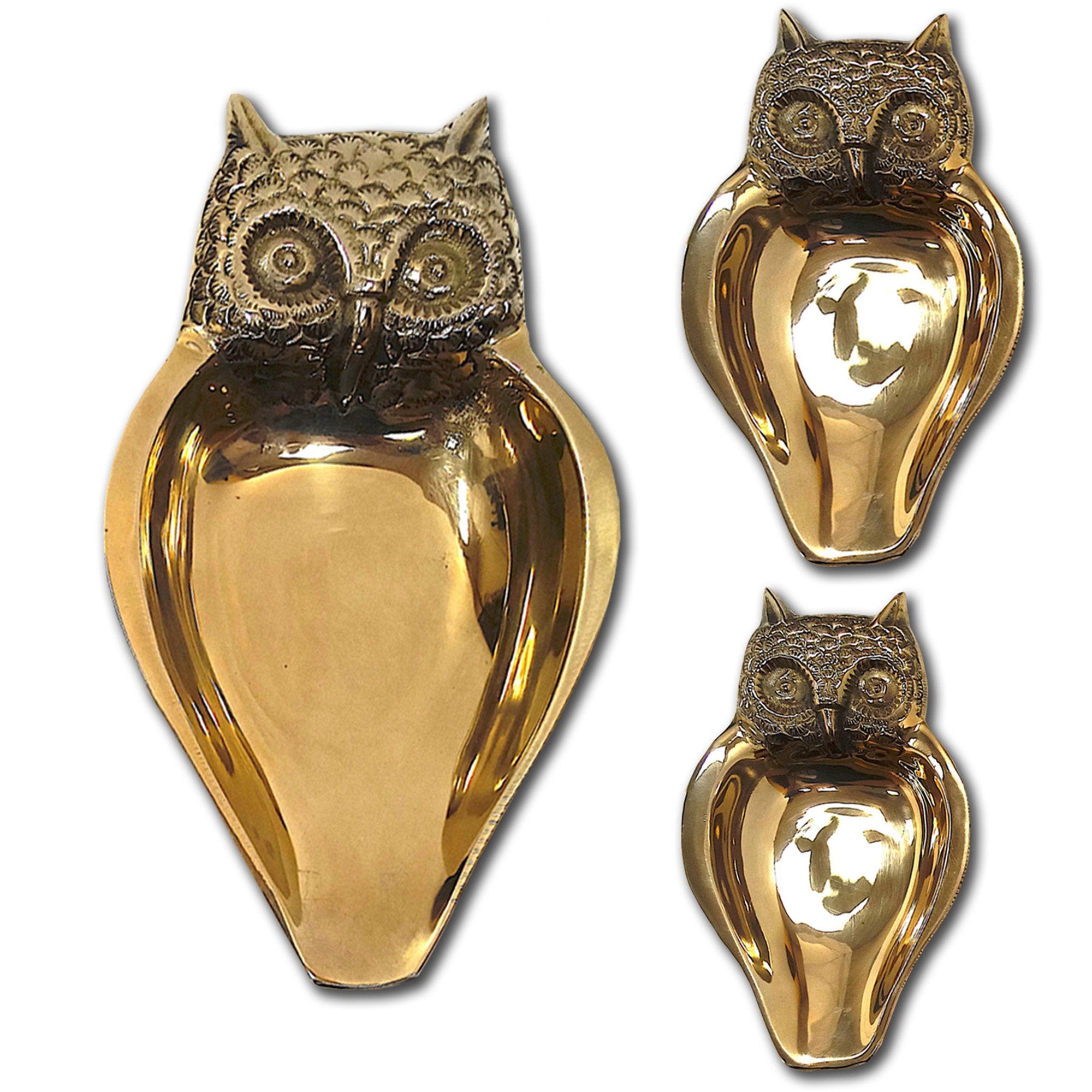BR 2519 - Owl Dish Set of 3