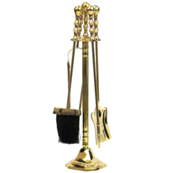 BR 3413 - Brass Decorative Fire Set, ENM