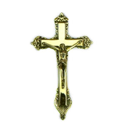 BR 3601 - Solid Brass Jesus On Cross