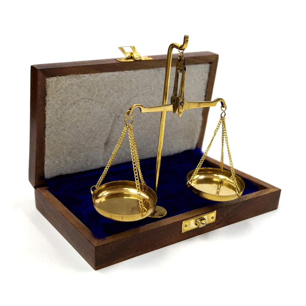 BR 4093A - Gold Scale Set, Wooden Box (10g)