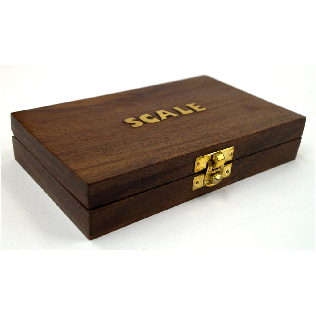 BR 4093A - Gold Scale Set, Wooden Box (10g)