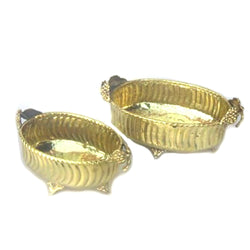 BR 4095 - Brass Planter set/ 2 (4097)