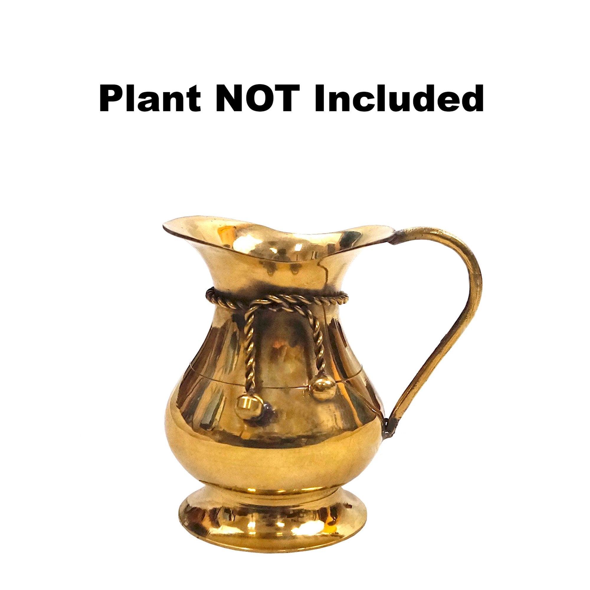 BR 40984 - Brass Jug with Rope, C/BX