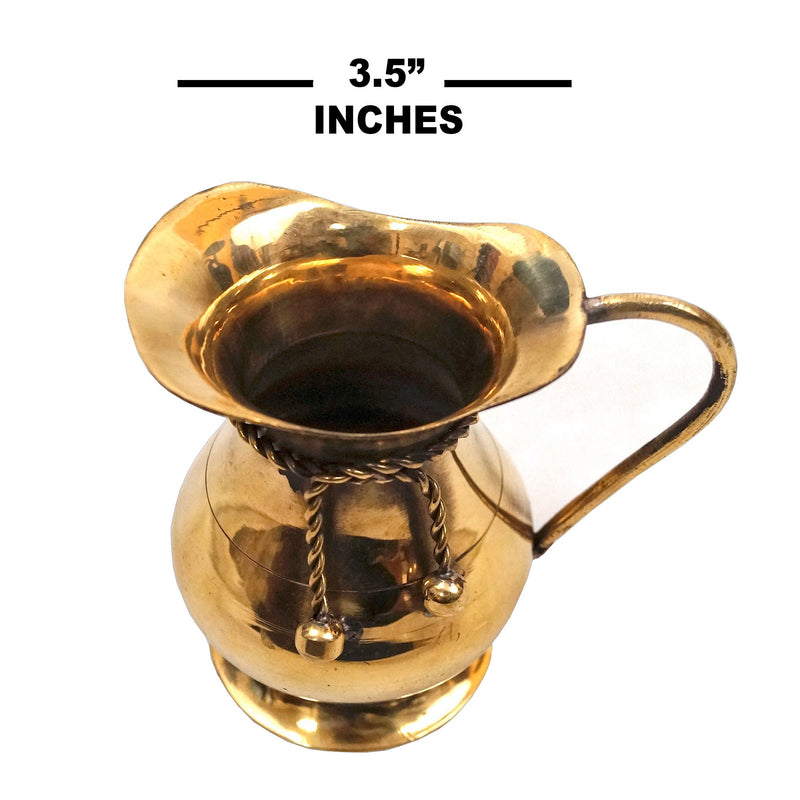 BR 40984 - Brass Jug with Rope, C/BX