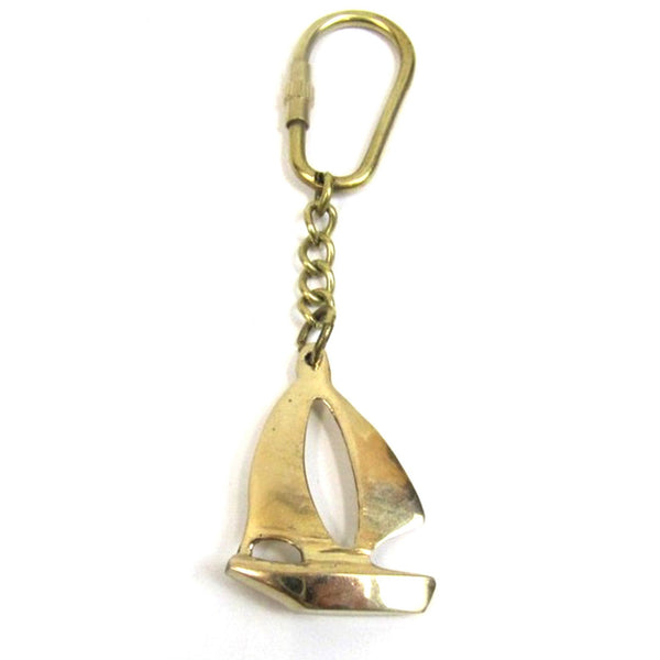 BR 48201S - Key Ring Ship Solid Brass