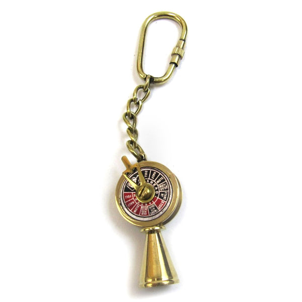 BR 48202C - Key Chain Telegraph Solid Brass