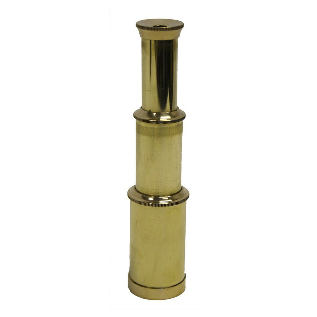 BR 48256H - Brass Pullout Telescope 6", w/ Heavy Box
