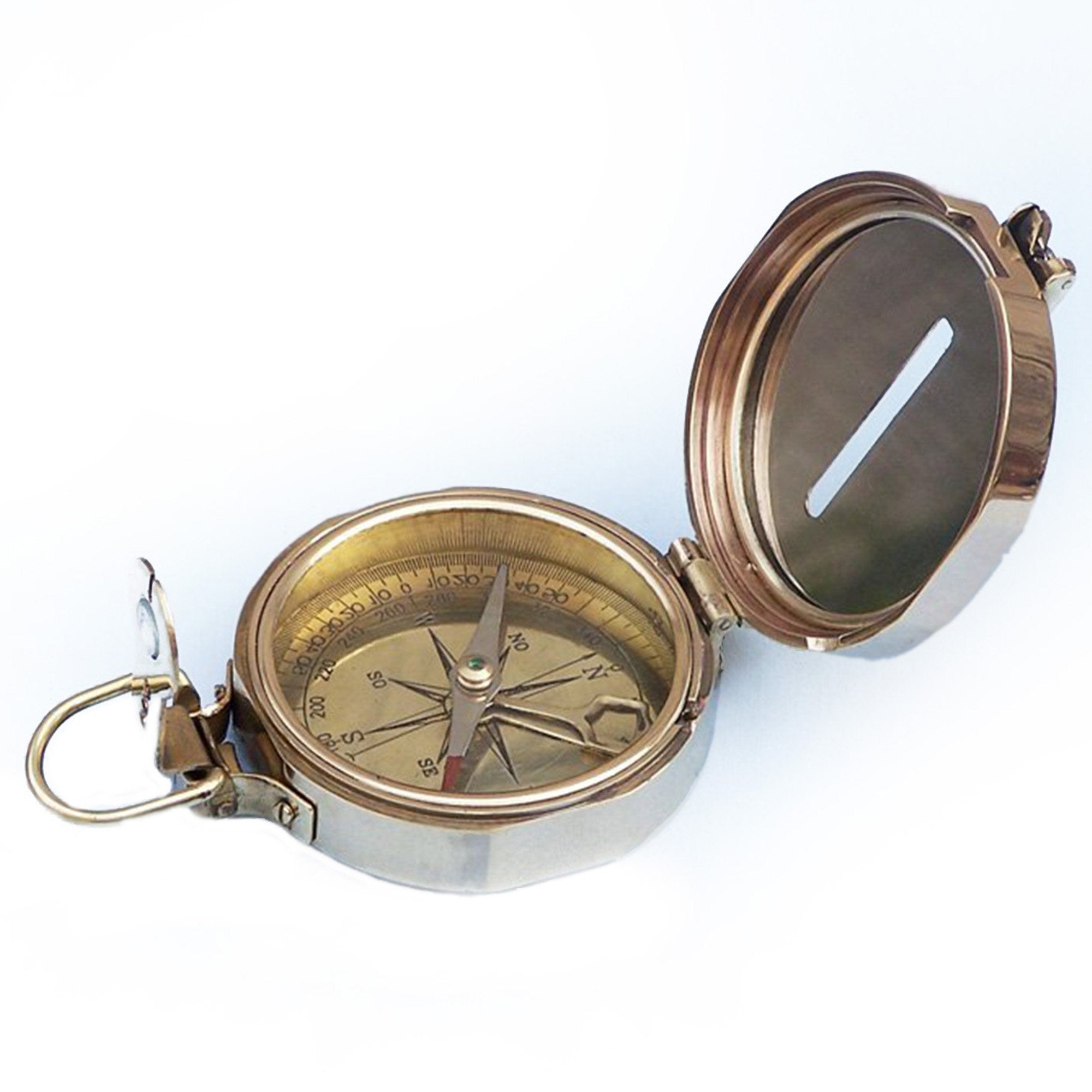 BR 48348 - Clinometer Compass, Wood Box