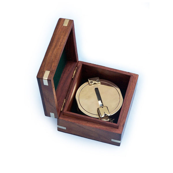 BR 48348 - Clinometer Compass, Wood Box