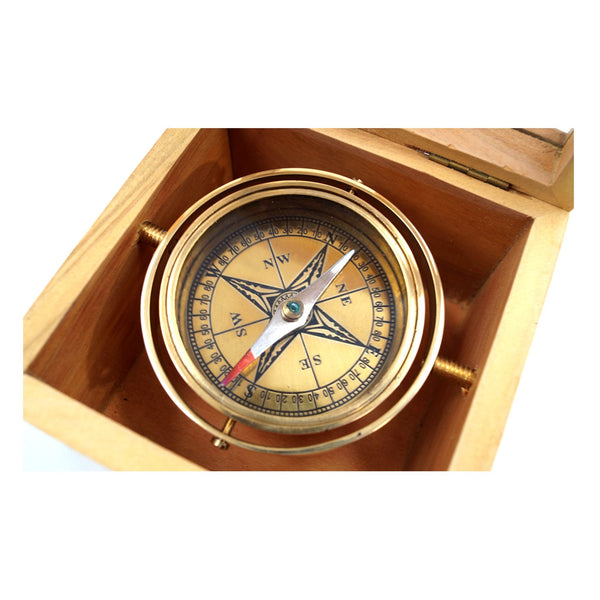 BR 48406A - Master Gimbal Compass with Wooden Box