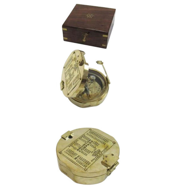 BR 4840A - Brunton Compass with Box, Brass