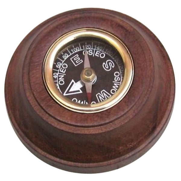 BR 48410 - Wooden Compass 3" Round