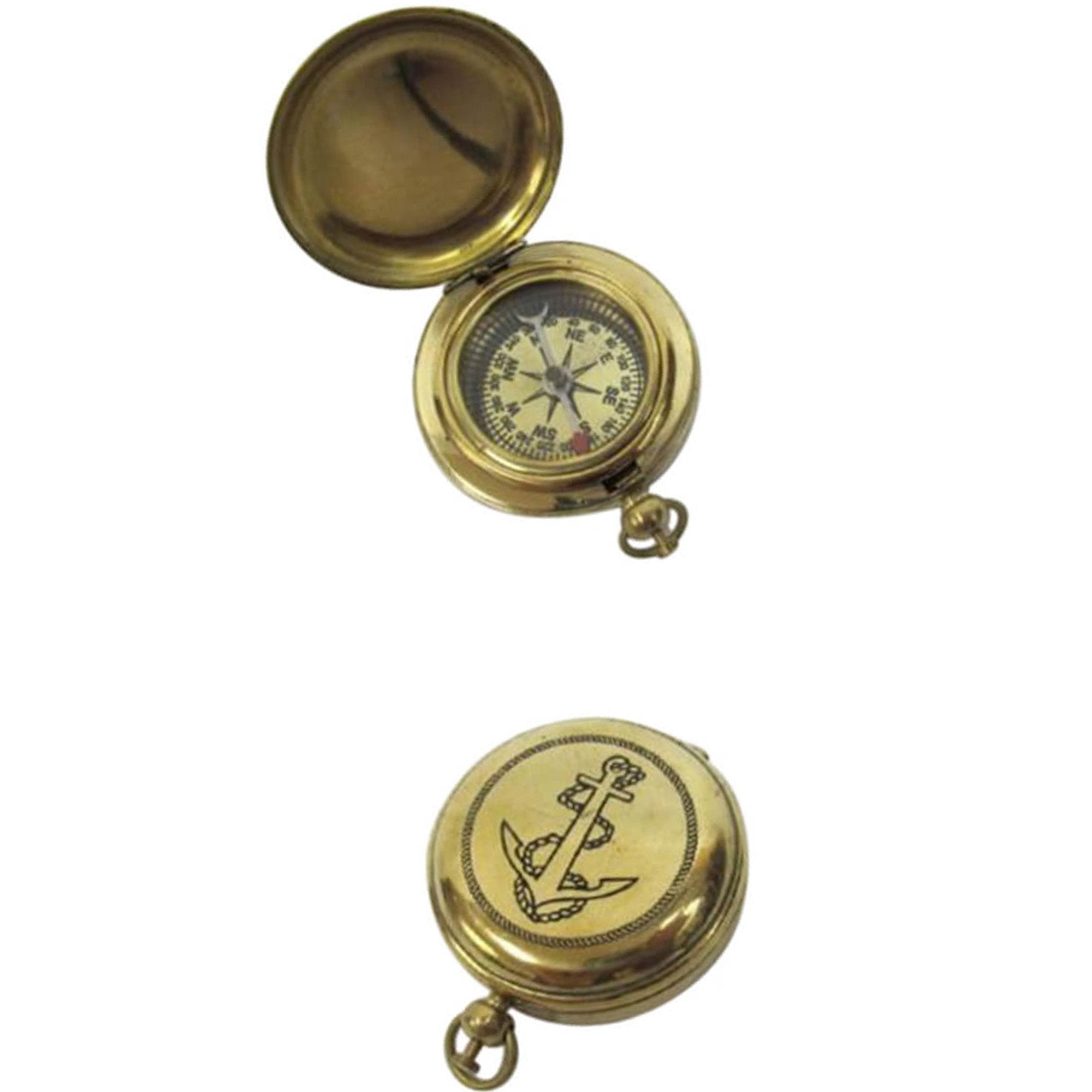 BR 48424 - Solid Brass Dalvey Compass Anchor Design